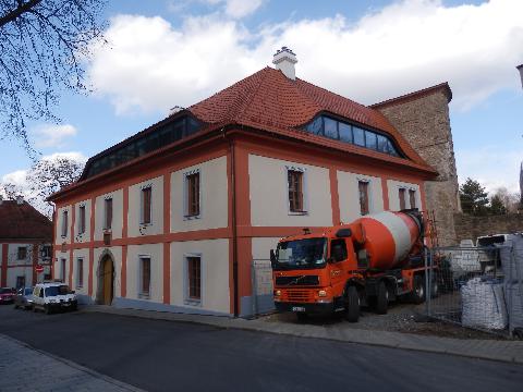 Rekonstrukce komínů historického objektu v Klatovech